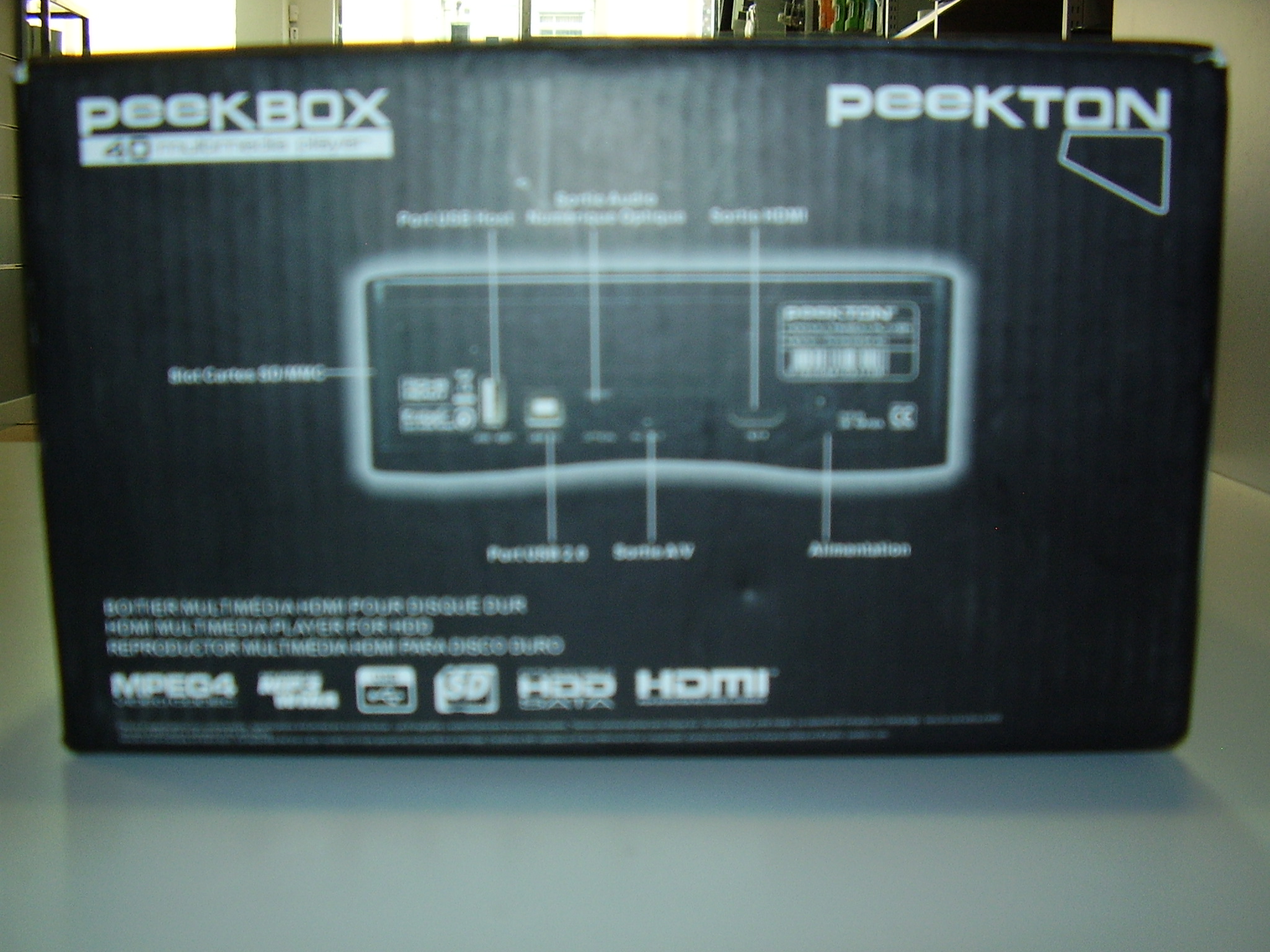 Sollozos tarta Increíble Peekton Peekbox 40 - Disco duro multimedia (HDMI, USB, tarjetas host  SD/MMC, 500 GB). - Todo Chollos Informatica